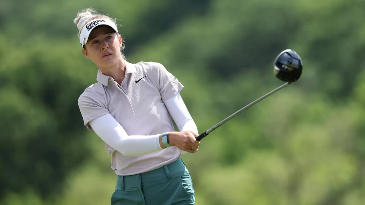 Nelly Korda cards 10 on No. 12, shoots 80 at U.S. Women's Open