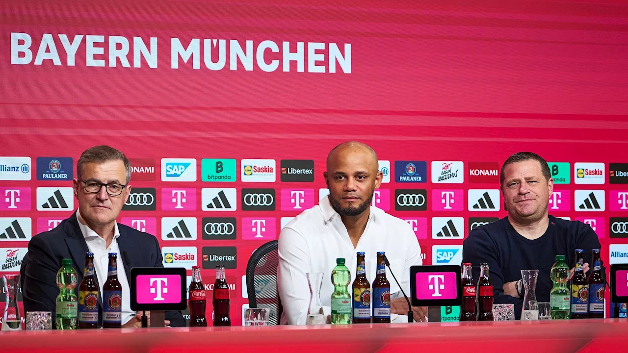 FC Bayern München stellt Vincent Kompany als neuen Trainer vor - Rekordmeister schon 'intensiv' an der Kaderplanung