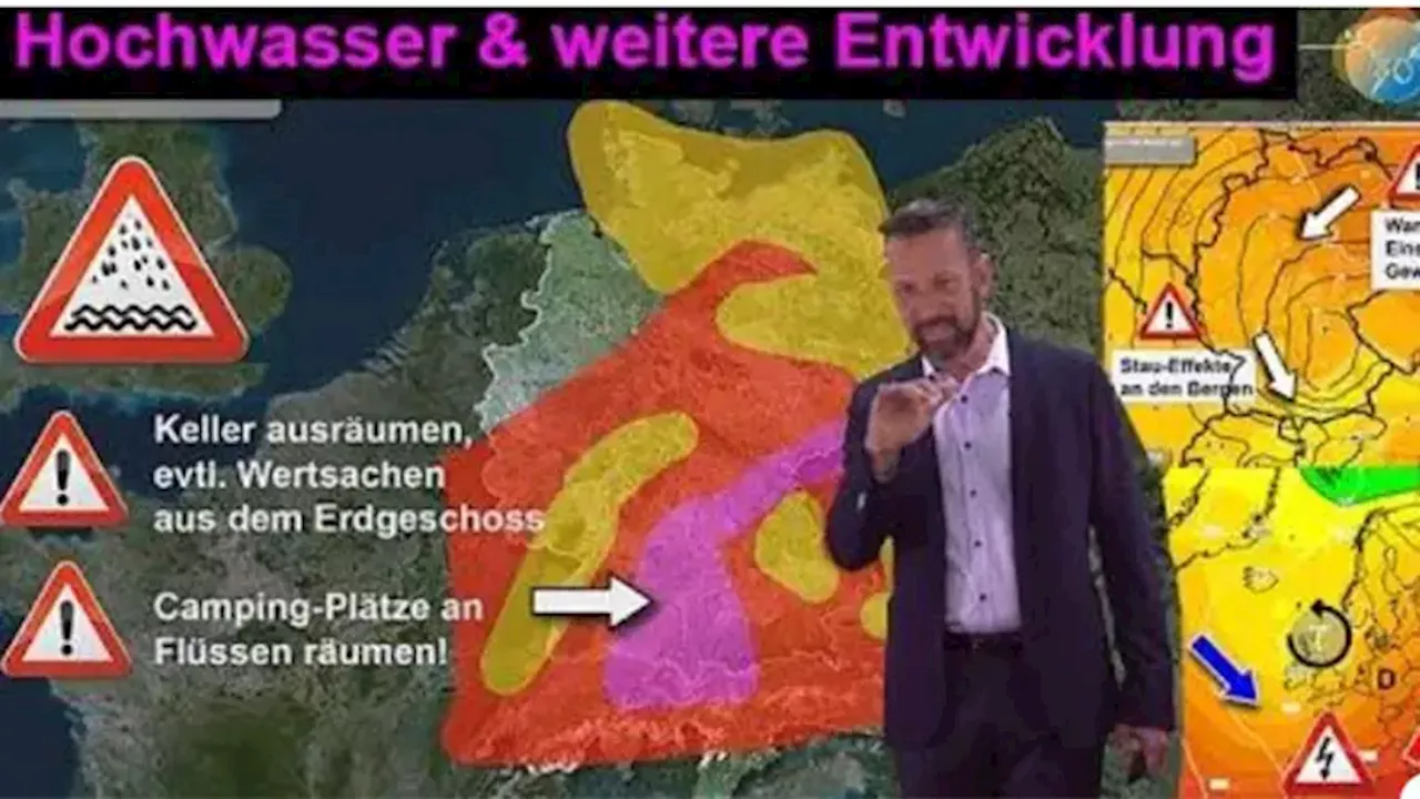 Bayern: Regen von bis zu 100 Liter pro Quadratmeter Anfang Juni 2024 erwartet → Wettersituation sachlich erläutert