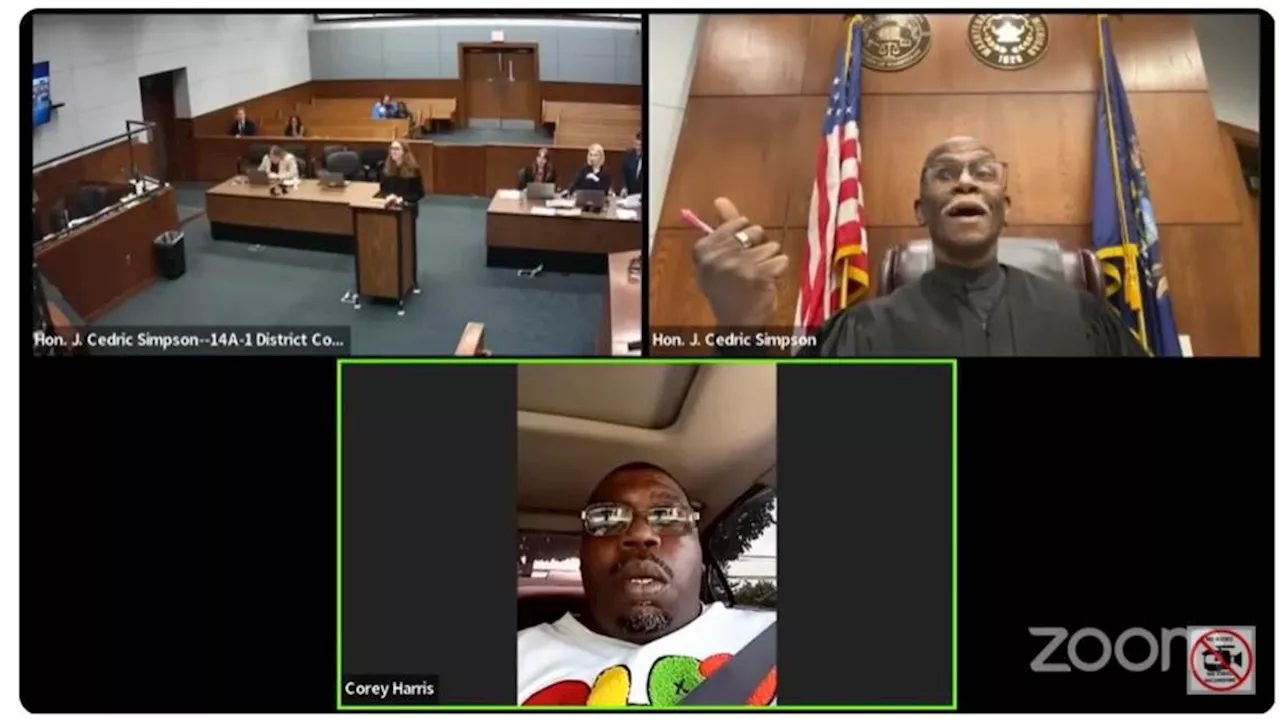 Michigan man stuns judge when he joins video court hearing for driving with a suspended license — while driving