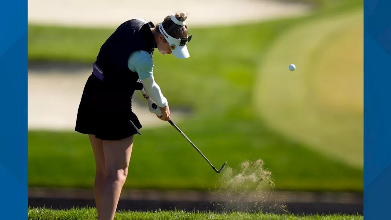 Nelly Korda makes a 10 and faces uphill climb at Women's Open