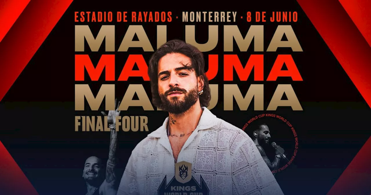 ¡Maluma Baby en Monterrey! El colombiano será invitado especial en el Final Four de Kings League