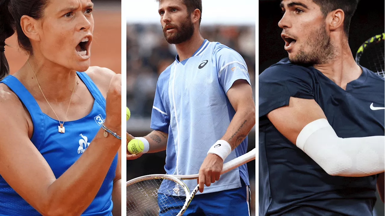 Le programme de vendredi à Roland-Garros : Chloé Paquet et Corentin Moutet enchaînent, Iga Swiatek et Carlos A