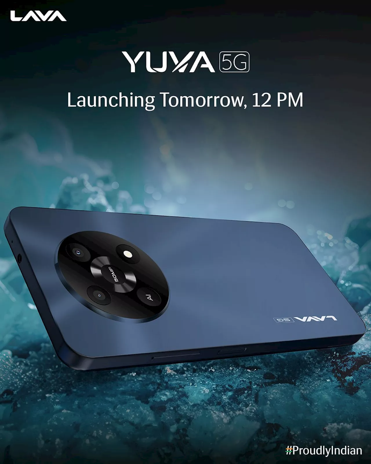 Lava Yuva 5G with UNISOC T750 SoC, 50MP camera & glass back launching later today