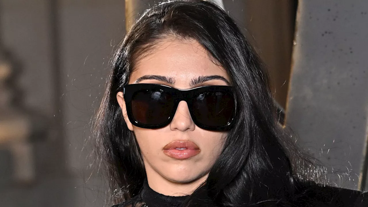 Madonna's daughter Lourdes Leon looks sensational as she showcases diamond belly piercing