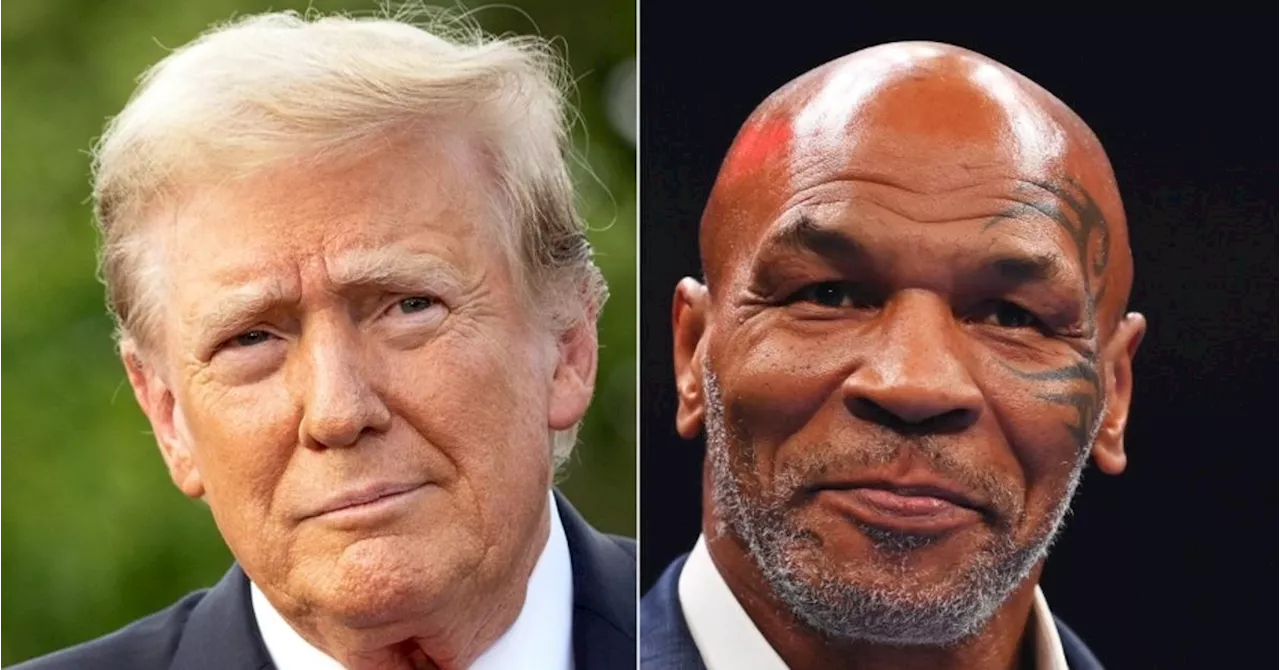 Trump Takes Bite Out Of Phony Mike Tyson Pic On Truth Social: 'Thank You Mike!'