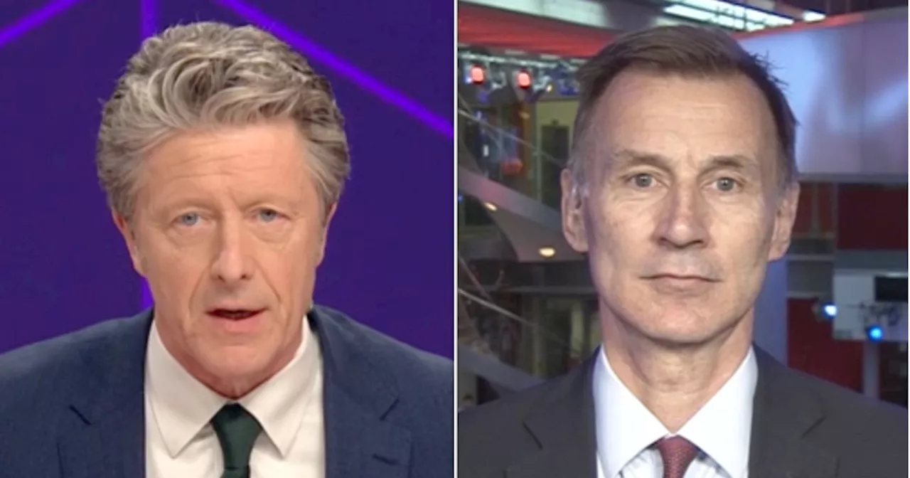 Jeremy Hunt Clashes With BBC Presenter Over Whether Liz Truss Is To Blame For High Mortgages