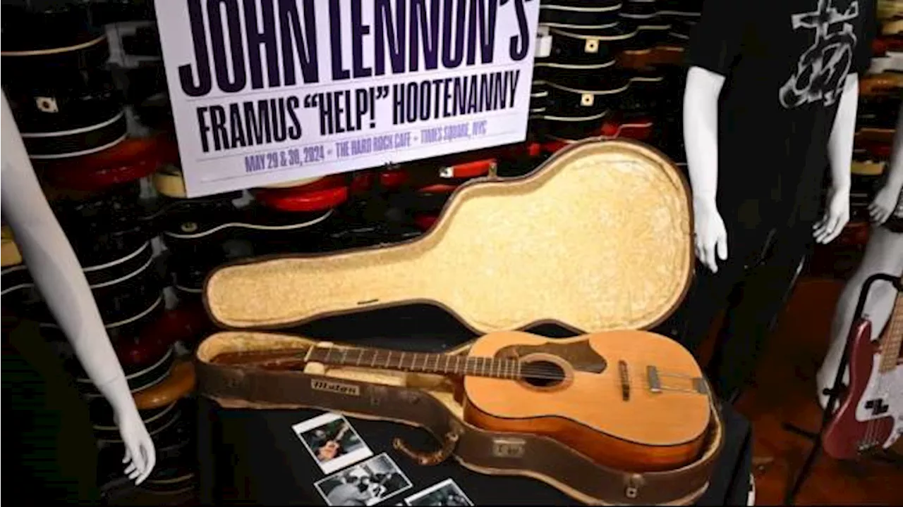 Gitar John Lennon Terjual Rp47 Miliar di Pelelangan, Jadi Peninggalan The Beatles Termahal