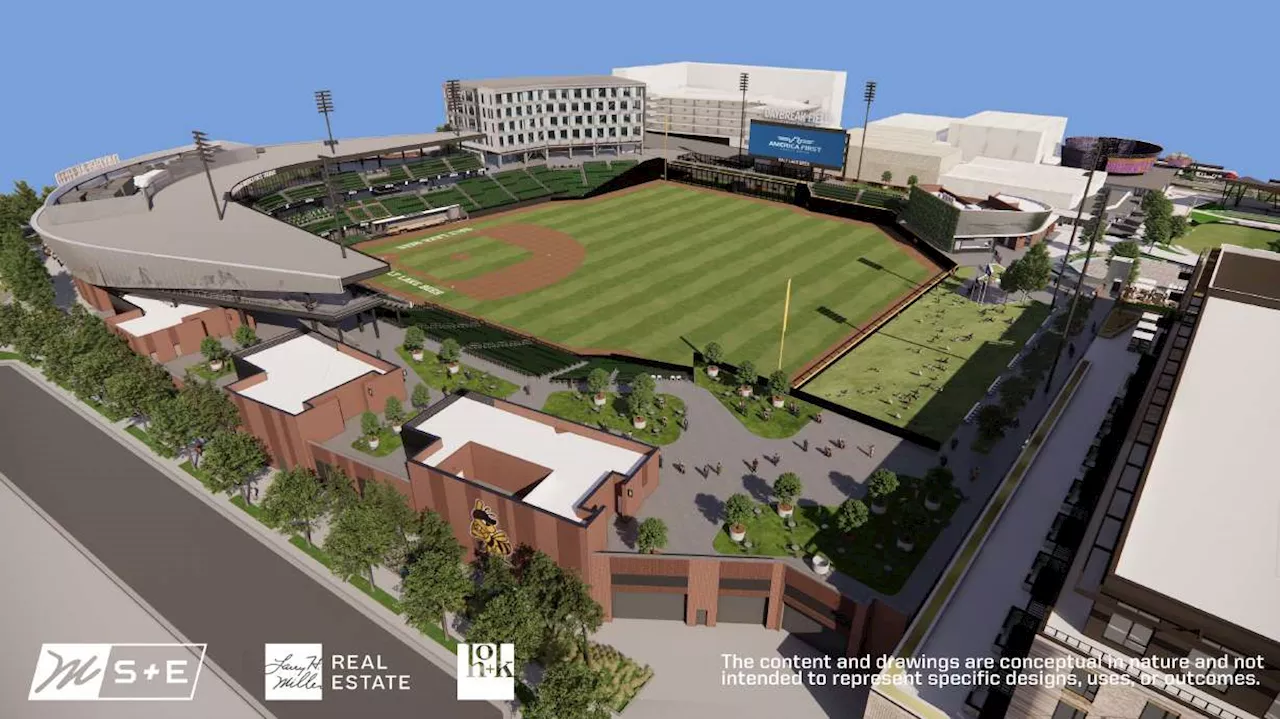 Bees' new Daybreak stadium gets a name, will seat more than previously announced