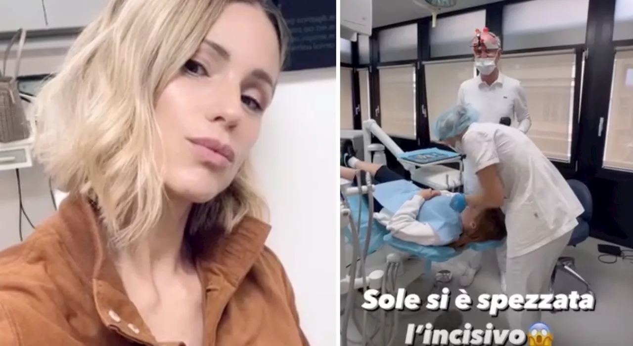 Michelle Hunziker, sfortunato incidente per la figlia Sole: «Si è spezzata l’incisivo»