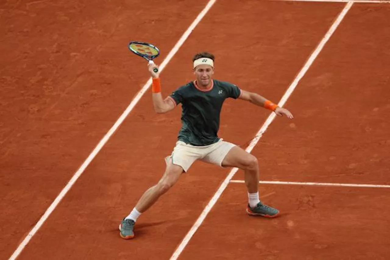 Casper Ruud s'en sort face à Alejandro Davidovich Fokina au 2e tour de Roland-Garros