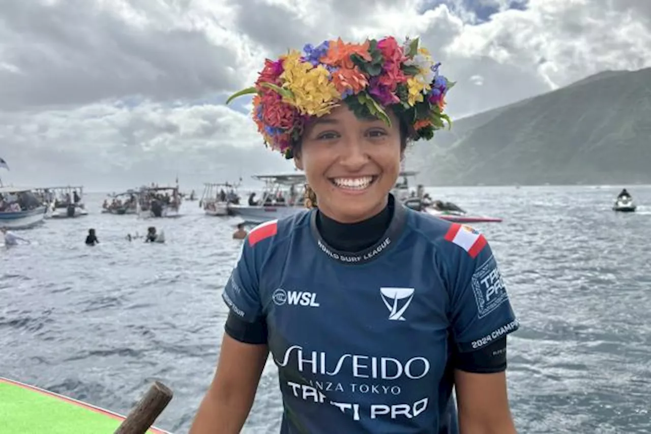 Vahine Fierro (victorieuse de la Tahiti Pro) : « Teahupoo m'a donné les vagues »