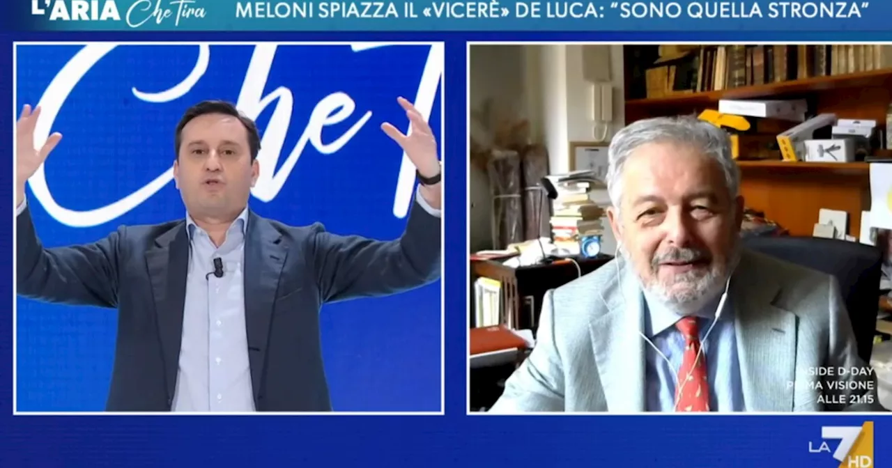 Parenzo-Mannheimer, attimi di gelo: &#034;Renato per favore&#034;, &#034;Cosa sono i sondaggi?&#034;