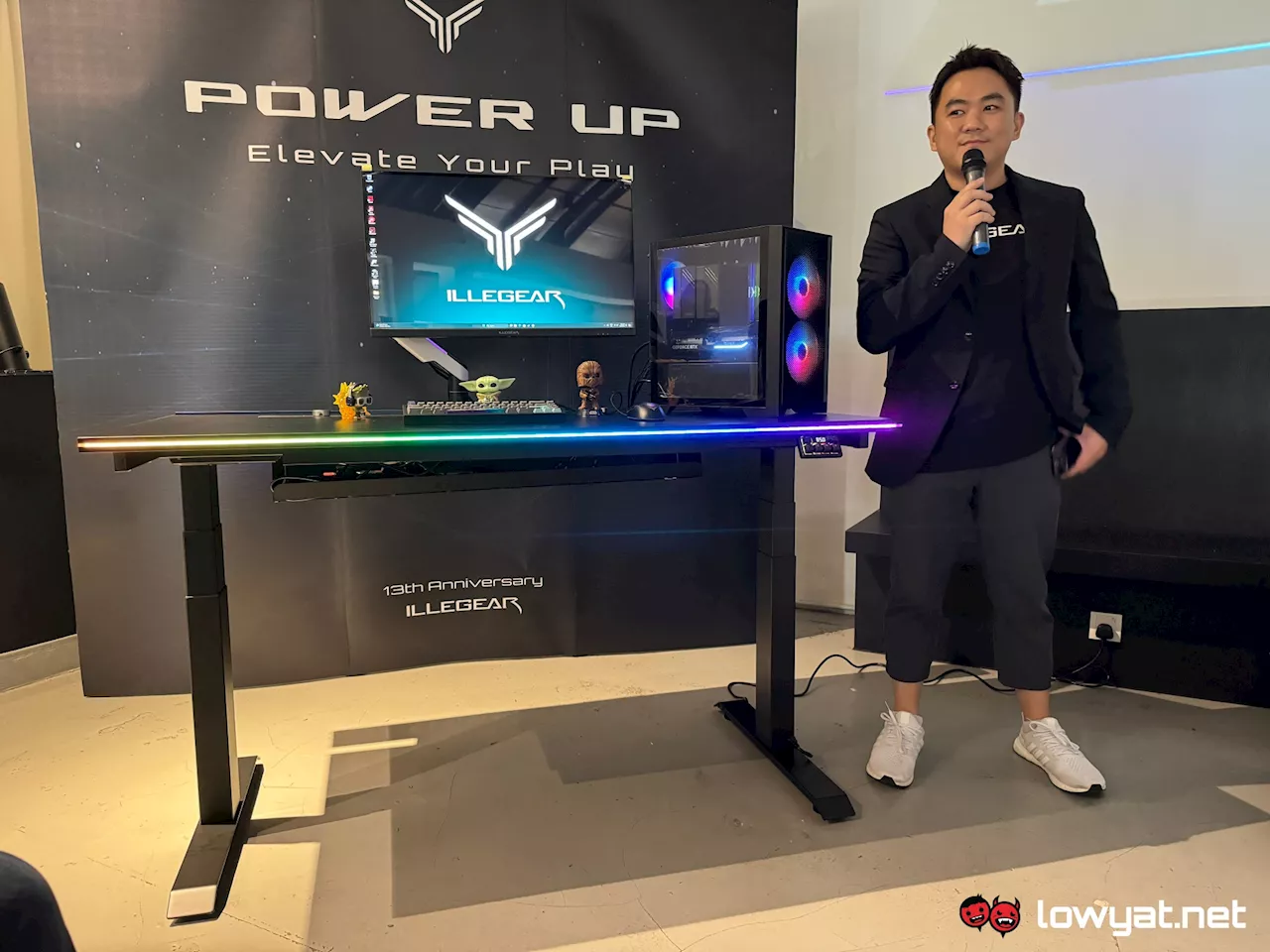 Illegear Launches Orion Automatic Height-Adjustable Gaming Desk; Priced At RM2,999