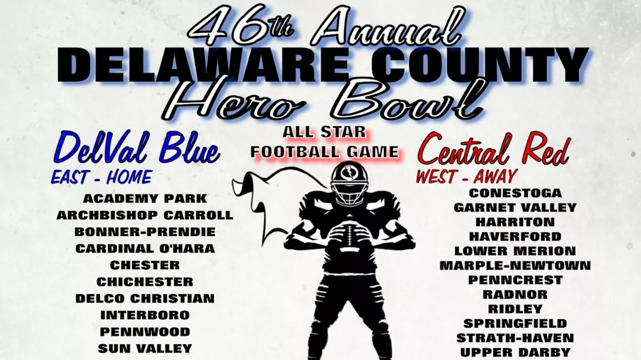 Local athletes team up for the 46th annual Delco Hero Bowl all-star football game