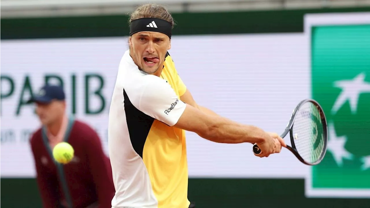 French Open: Zverev zieht souverän in Runde drei ein