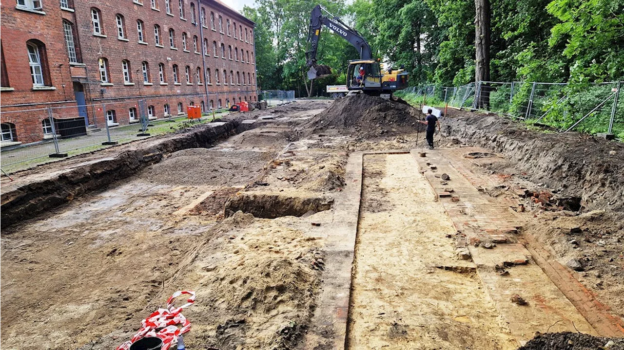 Seltener Fund: Altes Gemäuer bei Bauarbeiten in Lüneburg entdeckt