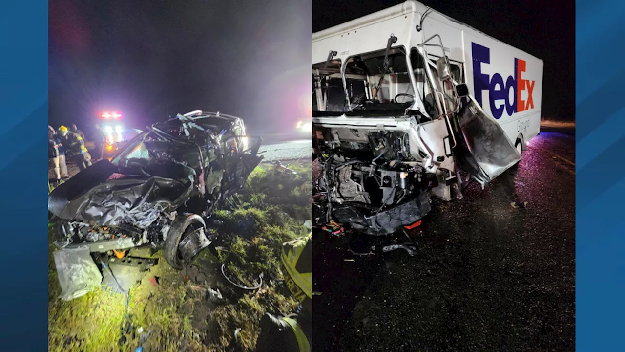 Five people tragically killed in head-on collision with box truck