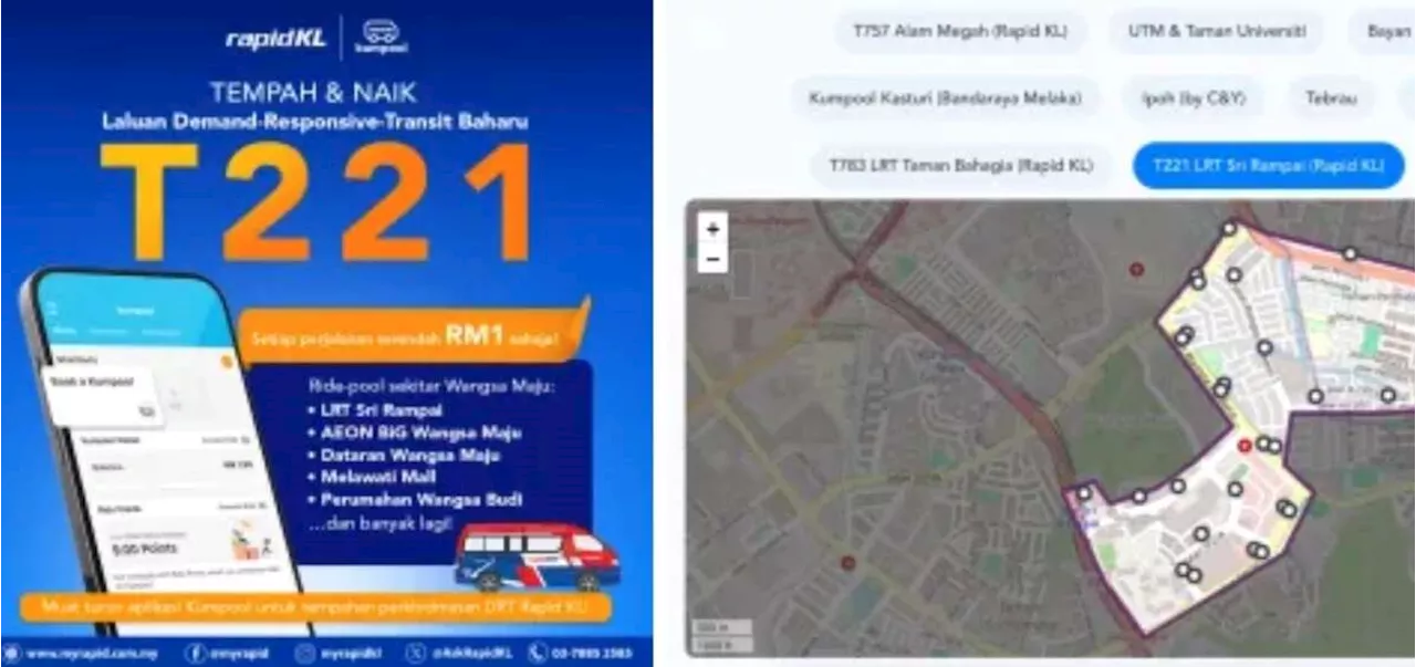 Rapid KL launches ‘on-demand’ DRT van for Sri Rampai, Wangsa Maju area