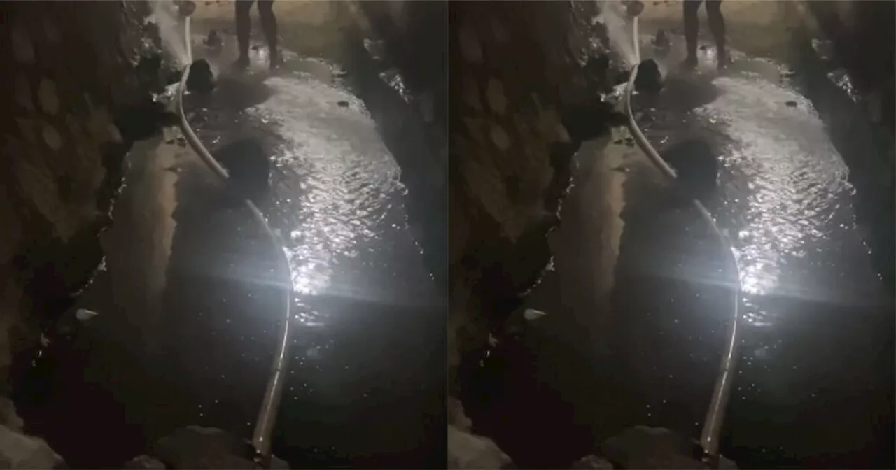 Fugas de agua no paran en Guanajuato: ahora denuncian una en callejón Puquero