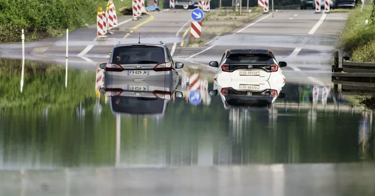 Überflutungen und Hochwasser durch starken Dauerregen im Südosten möglich​