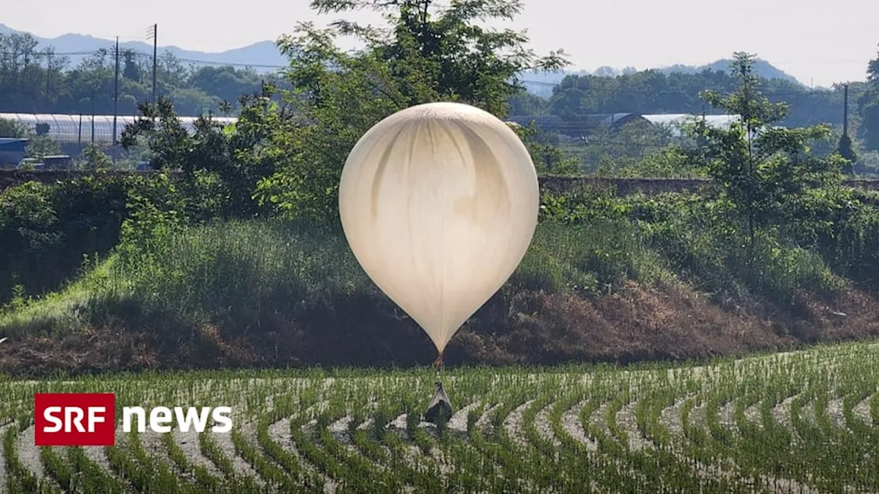 Nordkorea schickt 260 Ballons mit Müll nach Südkorea