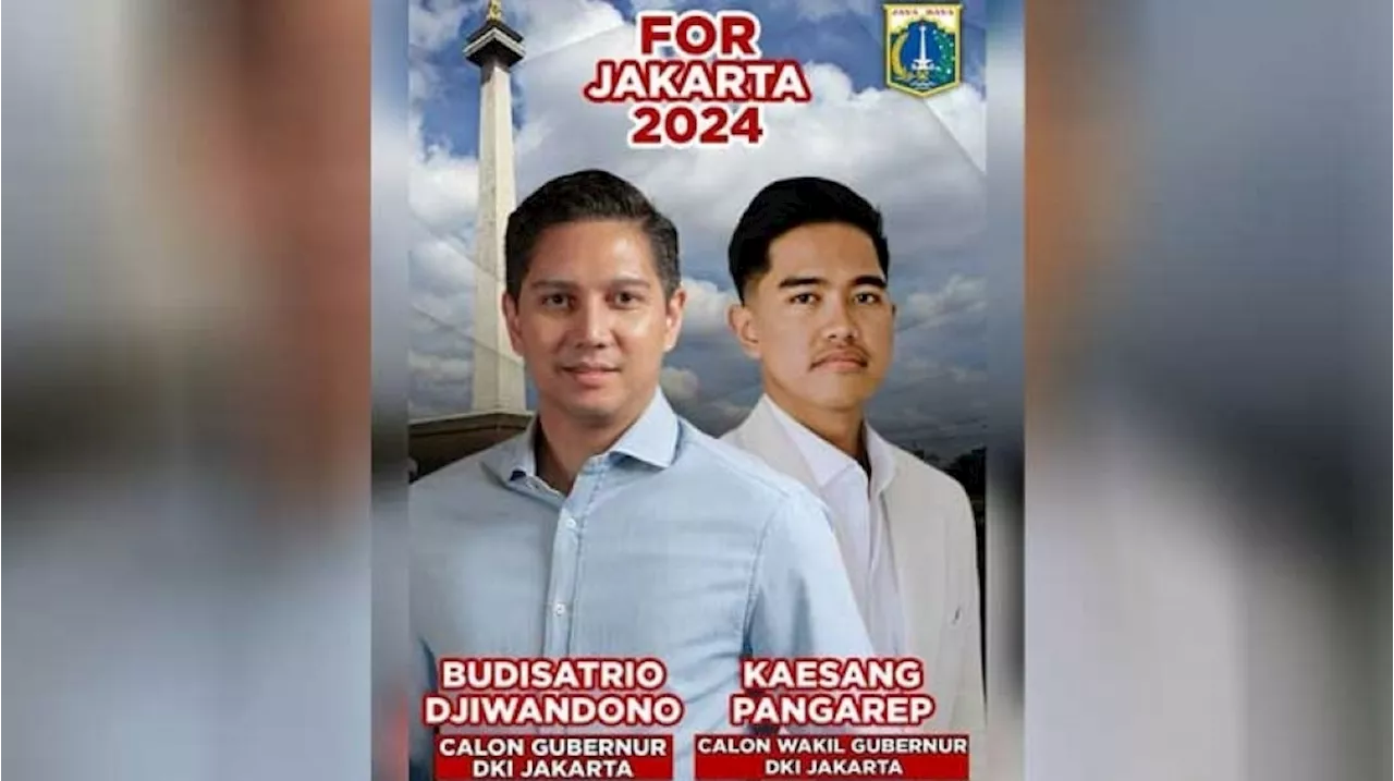 Sufmi Dasco Unggah Poster Budi Djiwandono-Kaesang Pangarep For Jakarta 2024