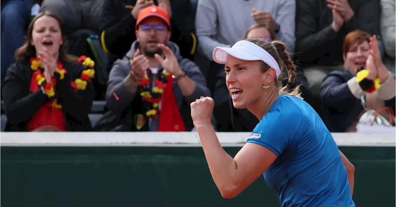 Roland-Garros : Elise Mertens se hisse au troisième tour face à Elena Rybakina