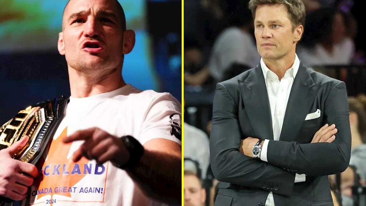 UFC star Sean Strickland unloads on Tom Brady in wild rant over how NFL legend handled brutal Netflix...