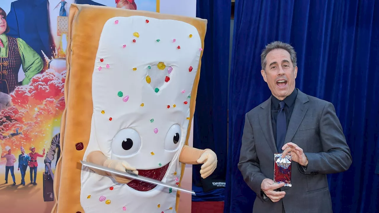 Jerry Seinfeld still talking, even though Pop-Tarts movie came out like a month ago