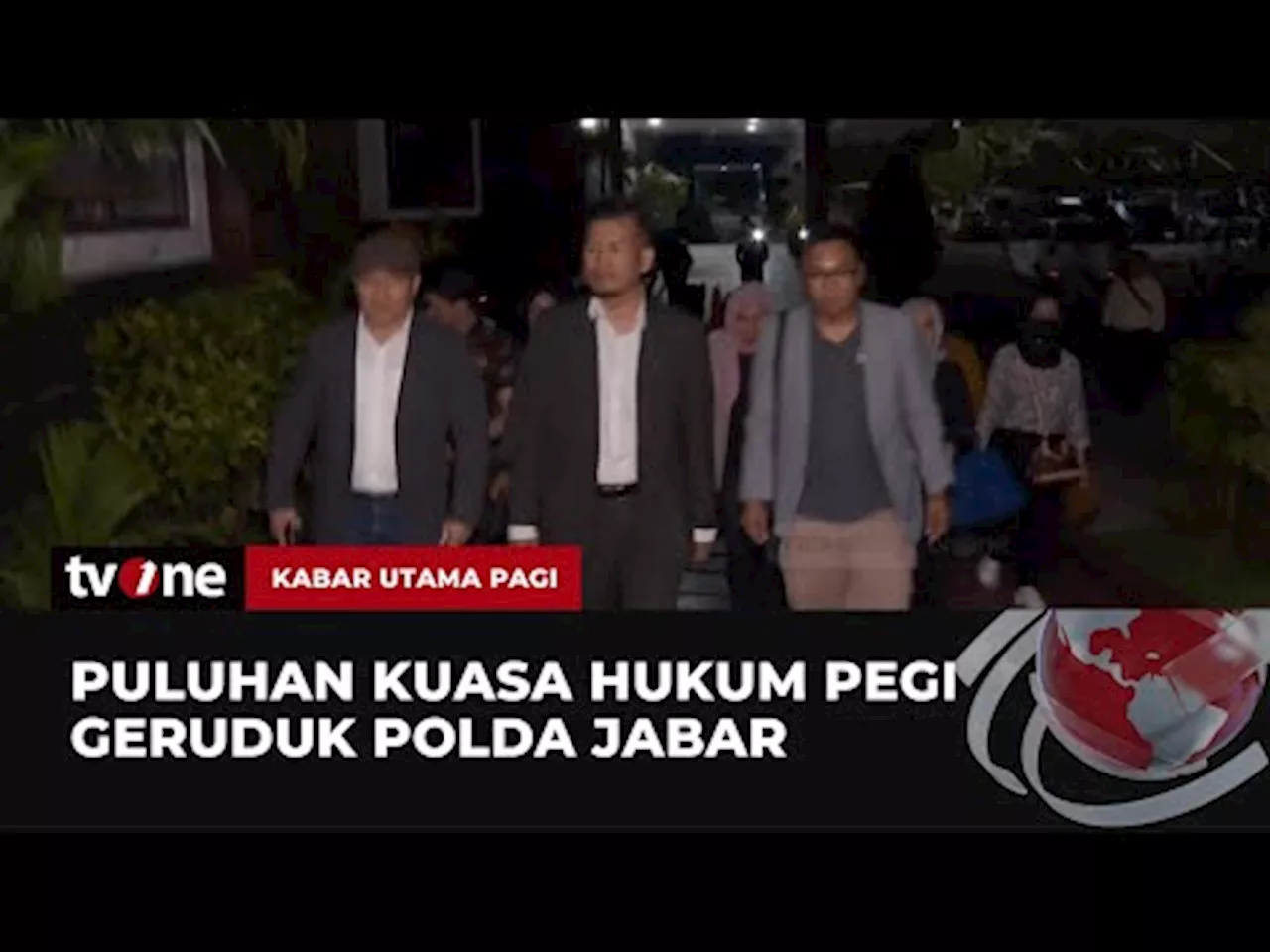 Puluhan Kuasa Hukum Pegi Satroni Polda Jabar