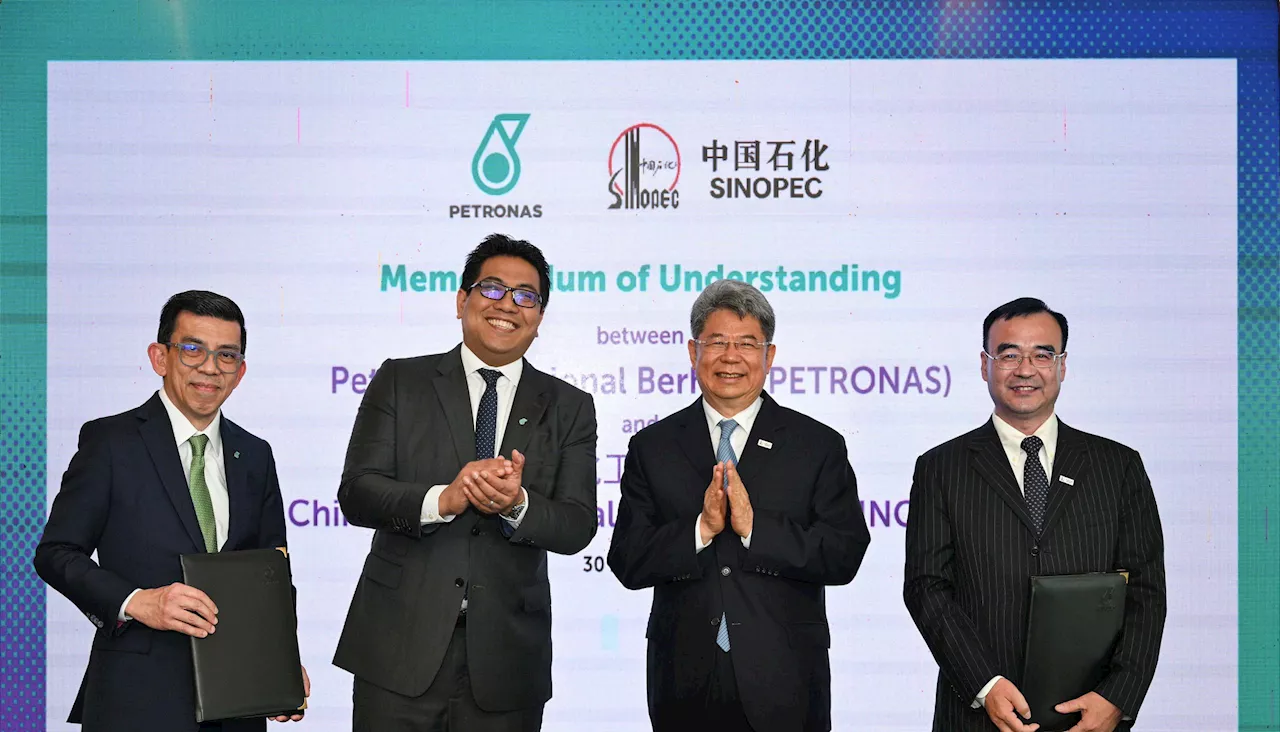 Petronas, Sinopec jalin kerjasama