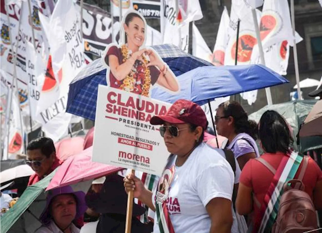 Así se vivió cierre de campaña de candidata presidencial de Morena, Claudia Sheinbaum, desde Zócalo