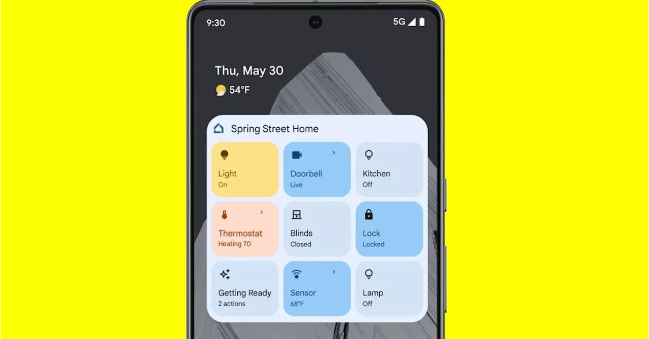 Google Home adds a Favorites Widget to Android