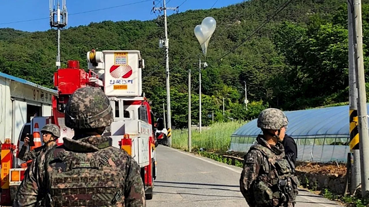 Korsel Kecam Penerbangan Balon Berisi Sampah oleh Korut