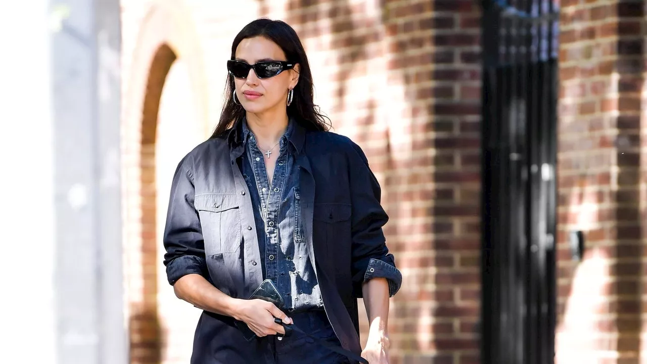 Irina Shayk Puts a Bombshell Spin On Urban Cowgirl Dressing