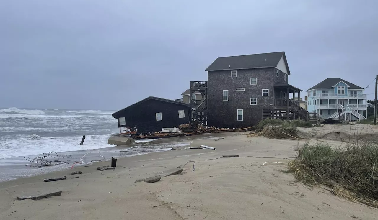 House collapses on North Carolina's Outer Banks, sixth in four years