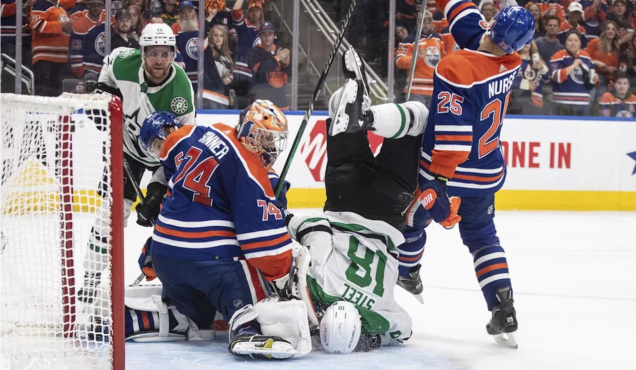 Oilers beat Stars 5-2 in Game 4 to tie Western Conference final