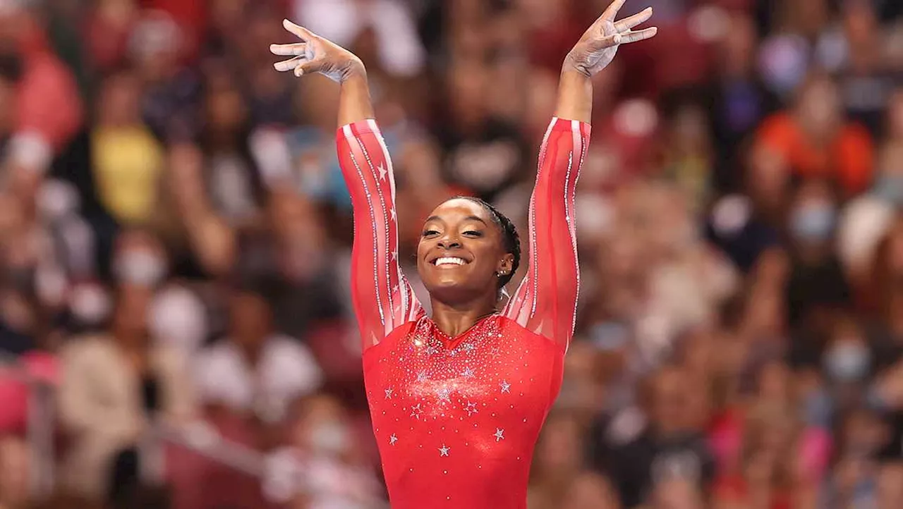 Simone Biles steps up Olympic preparation at Xfinity US Gymnastics Championships