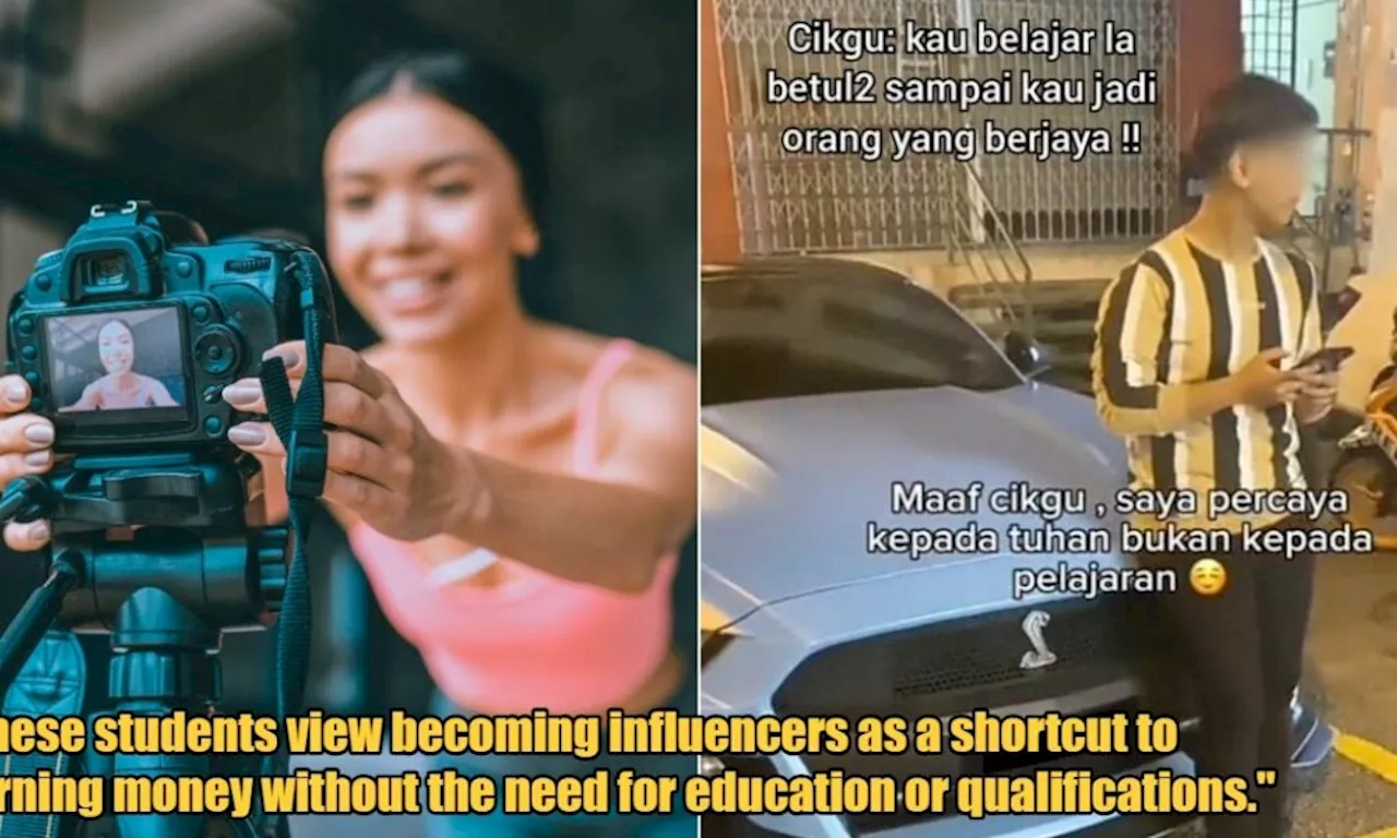 10K Students Skipped SPM Allegedly Due to Influencers Saying They Can Become Rich Without Education