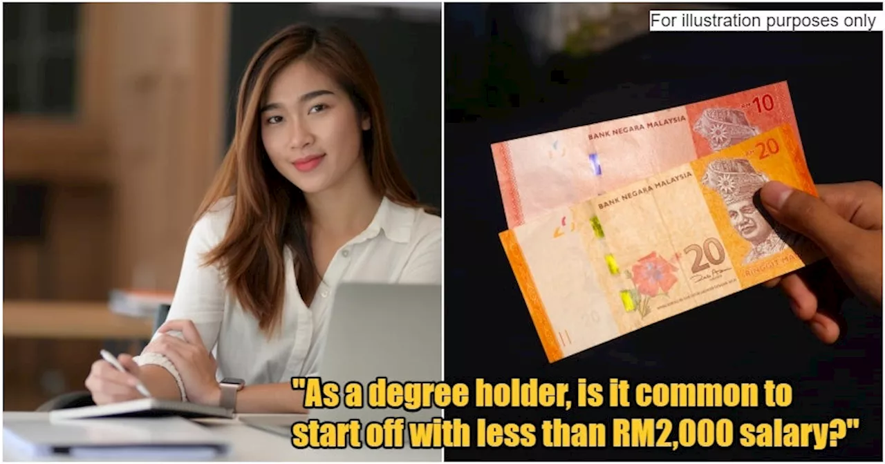 Fresh Grad With Degree Shocked to Get only RM1.8K for Admin Job in Seremban