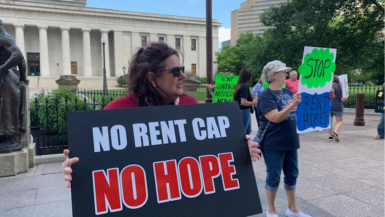 Ohio seniors protest in front of Statehouse regarding repeated, unaffordable rent hikes