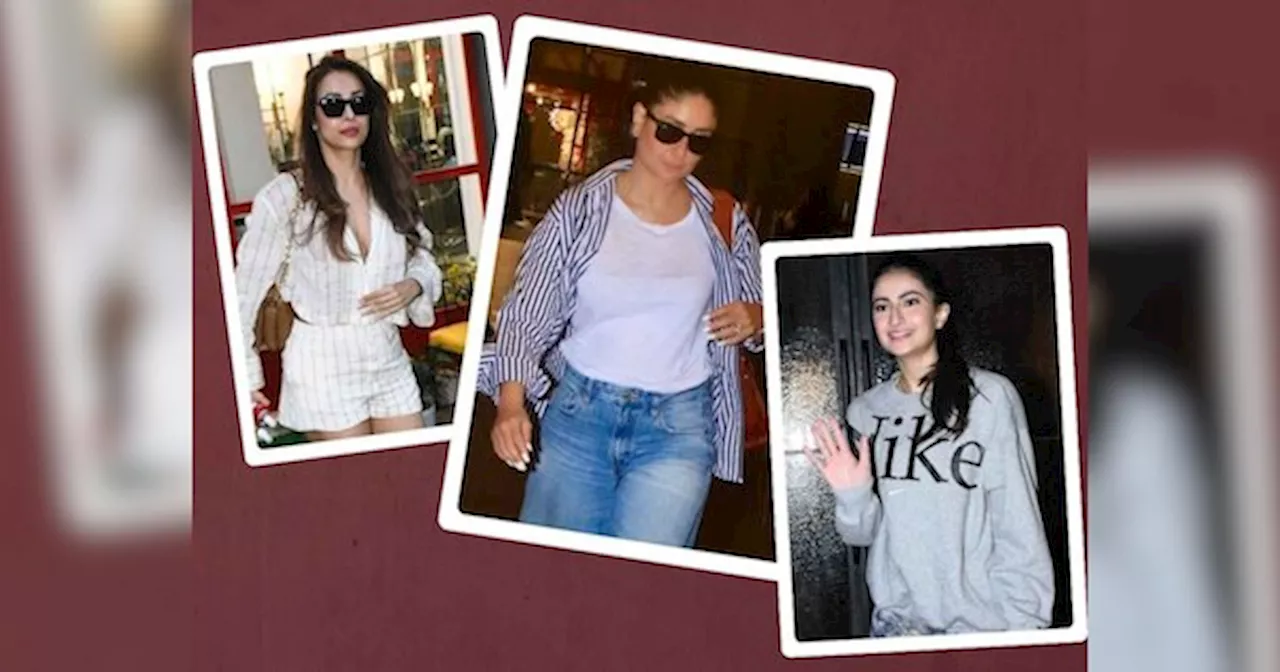 Celebs Spotted: करीना का स्टाइल, मलाइका का ग्लैमर...तो कुछ इस अंदाज में दिखीं रानी मुखर्जी; पलक तिवारी का भी नया लुक वायरल