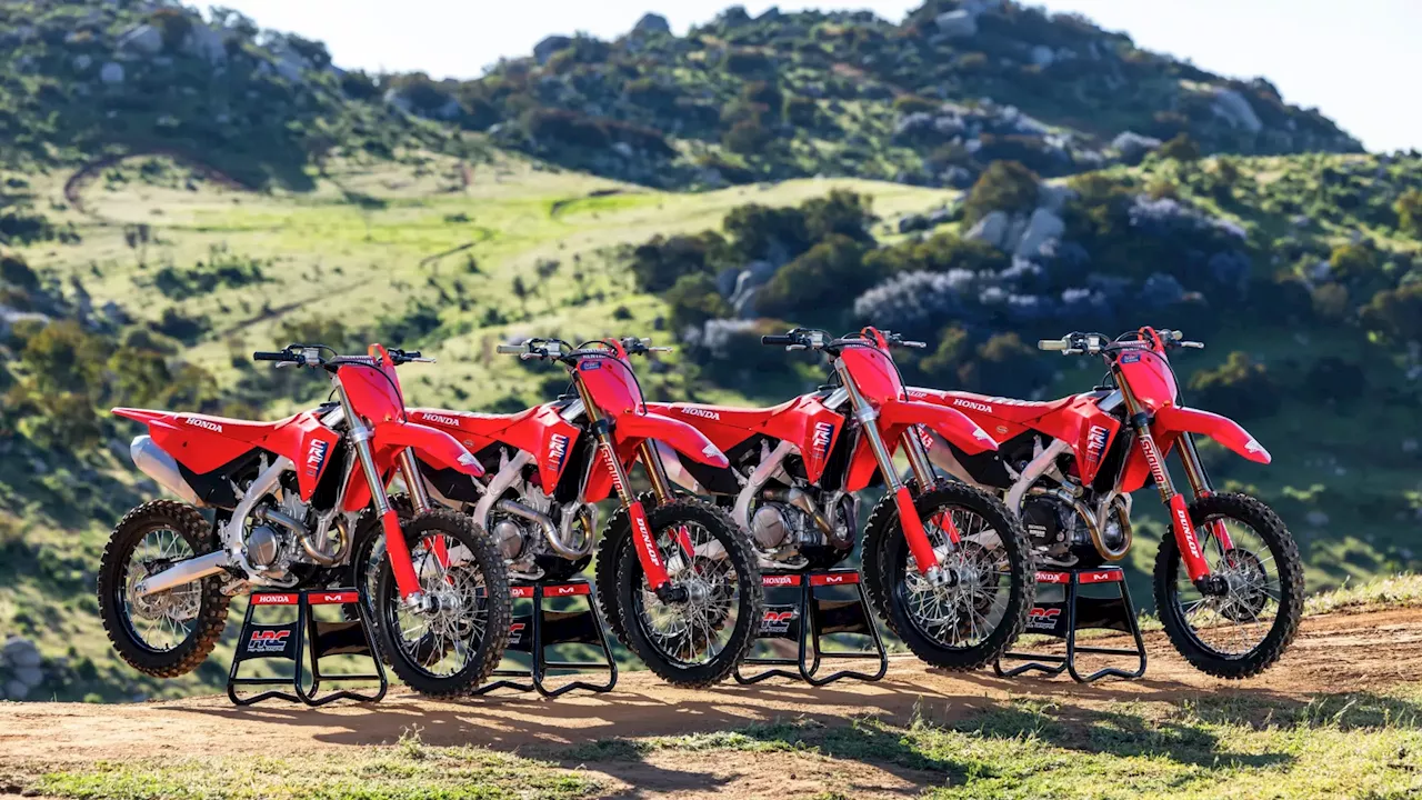 Honda renueva su gama CRF con grandes novedades y nuevos modelos 2025