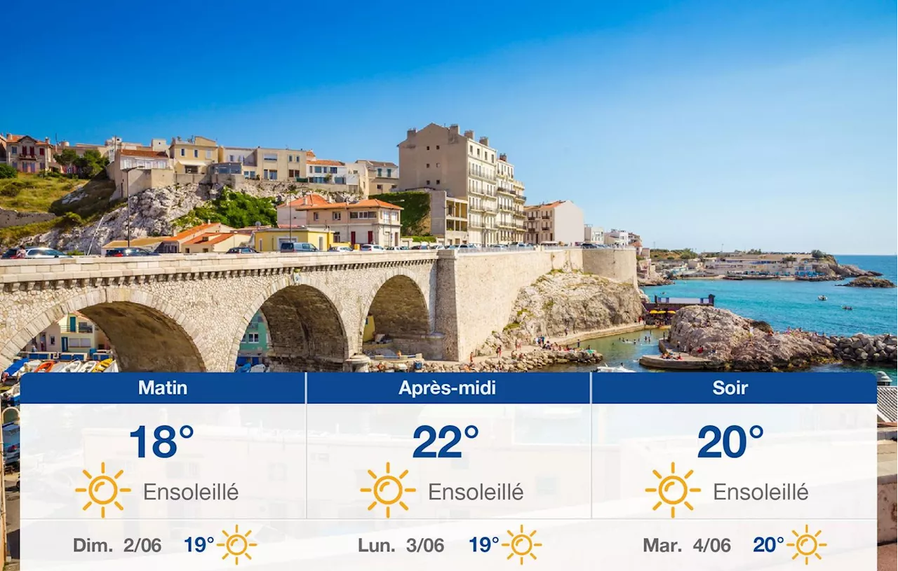 Météo Marseille: prévisions du samedi 1 juin 2024