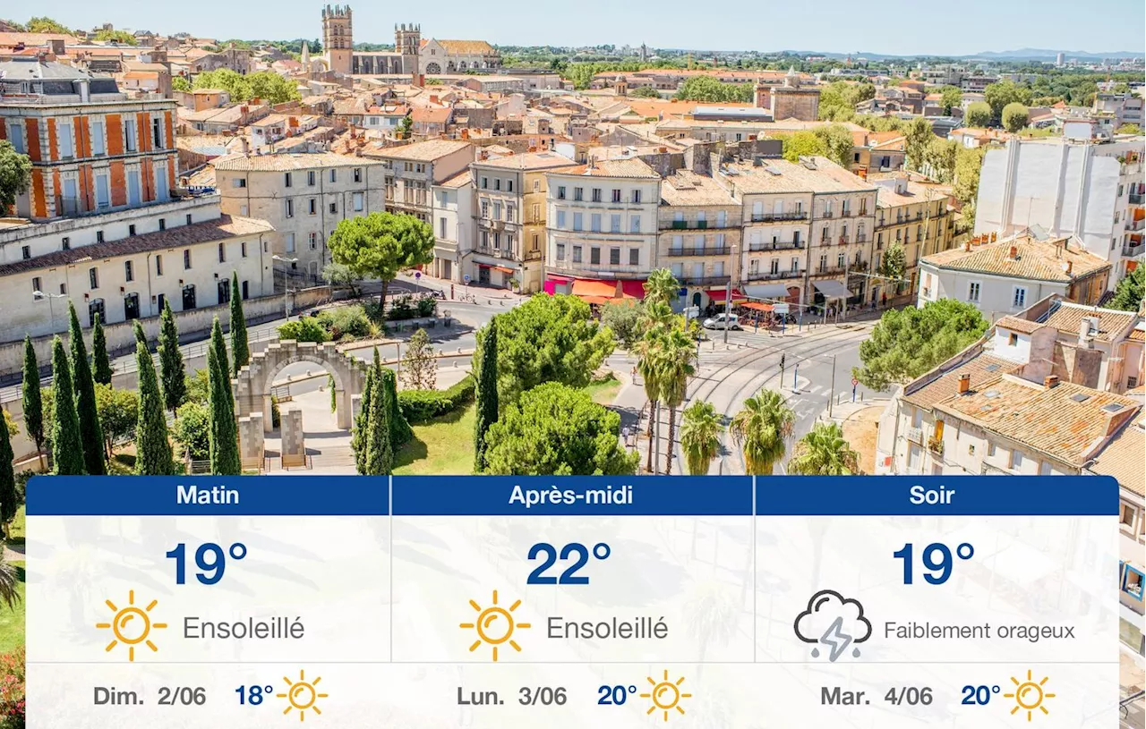 Météo Montpellier: prévisions du samedi 1 juin 2024