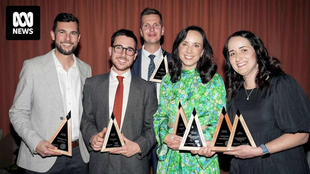 ABC Tasmania reporters win majority of prizes at state media awards, including journalist of the year