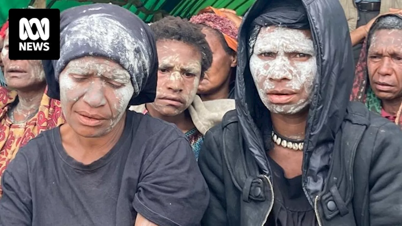 PNG landslide survivors march to mourn the dead as Prime Minister James Marape tours disaster site