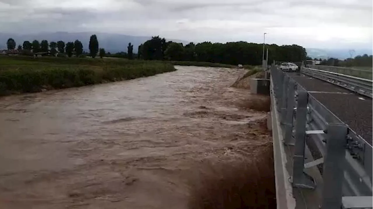 Maltempo in Veneto, allagamenti nella zona di Marostica