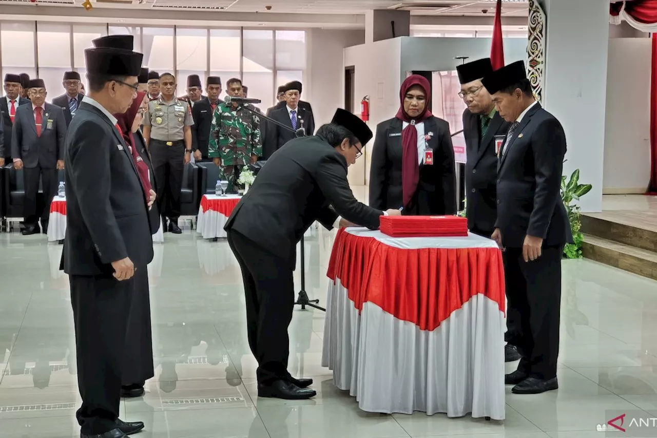 Gubernur Kaltara lantik lima pejabat tinggi pratama